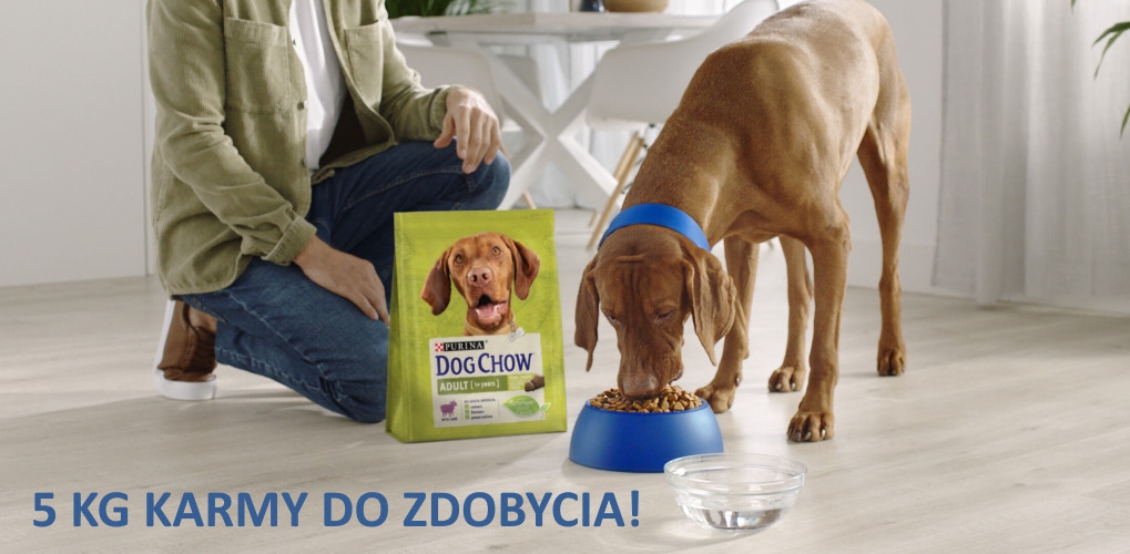 Test karmy Purina Dog Chow®!