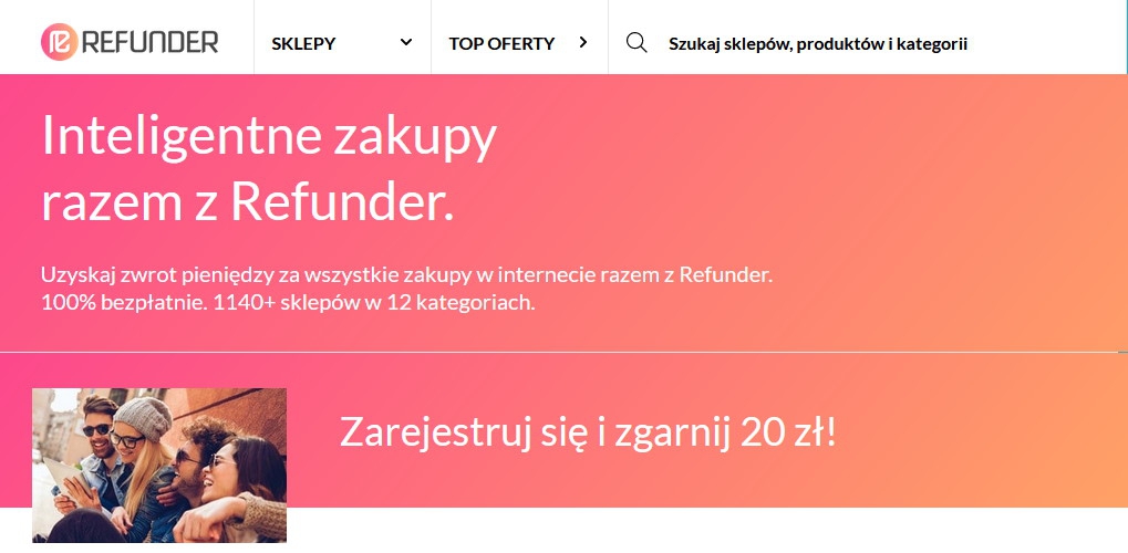 Refunder - zwrot kasy za zakupy cashback!